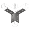 3D Diagram of 4 Hole Axis Bracket