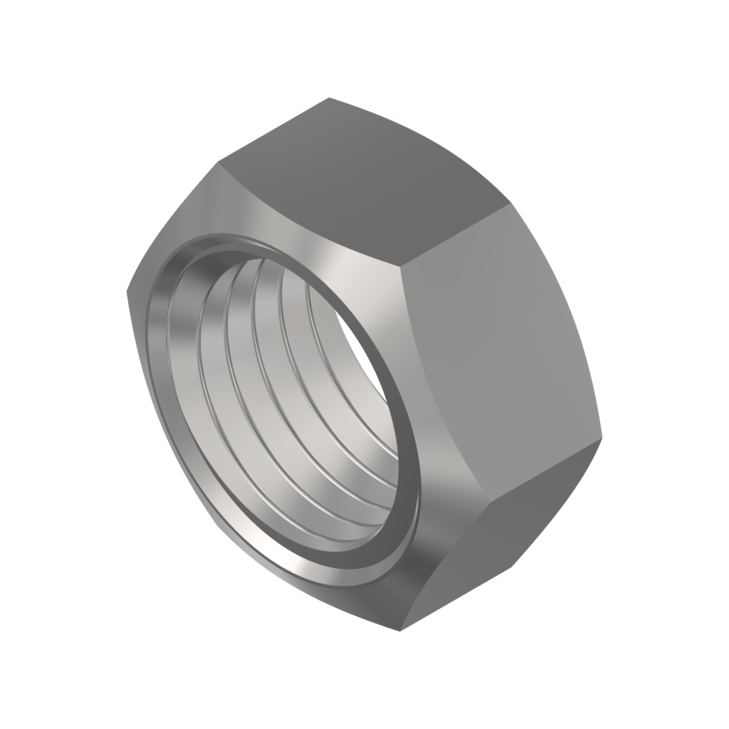 3D Image of Hexagonal Nuts